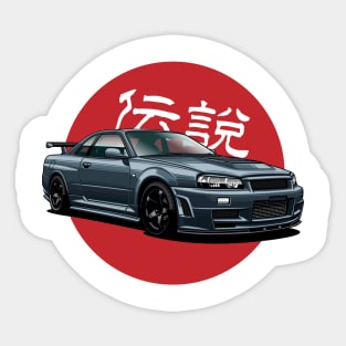 Skyline GT-R R34 Sticker